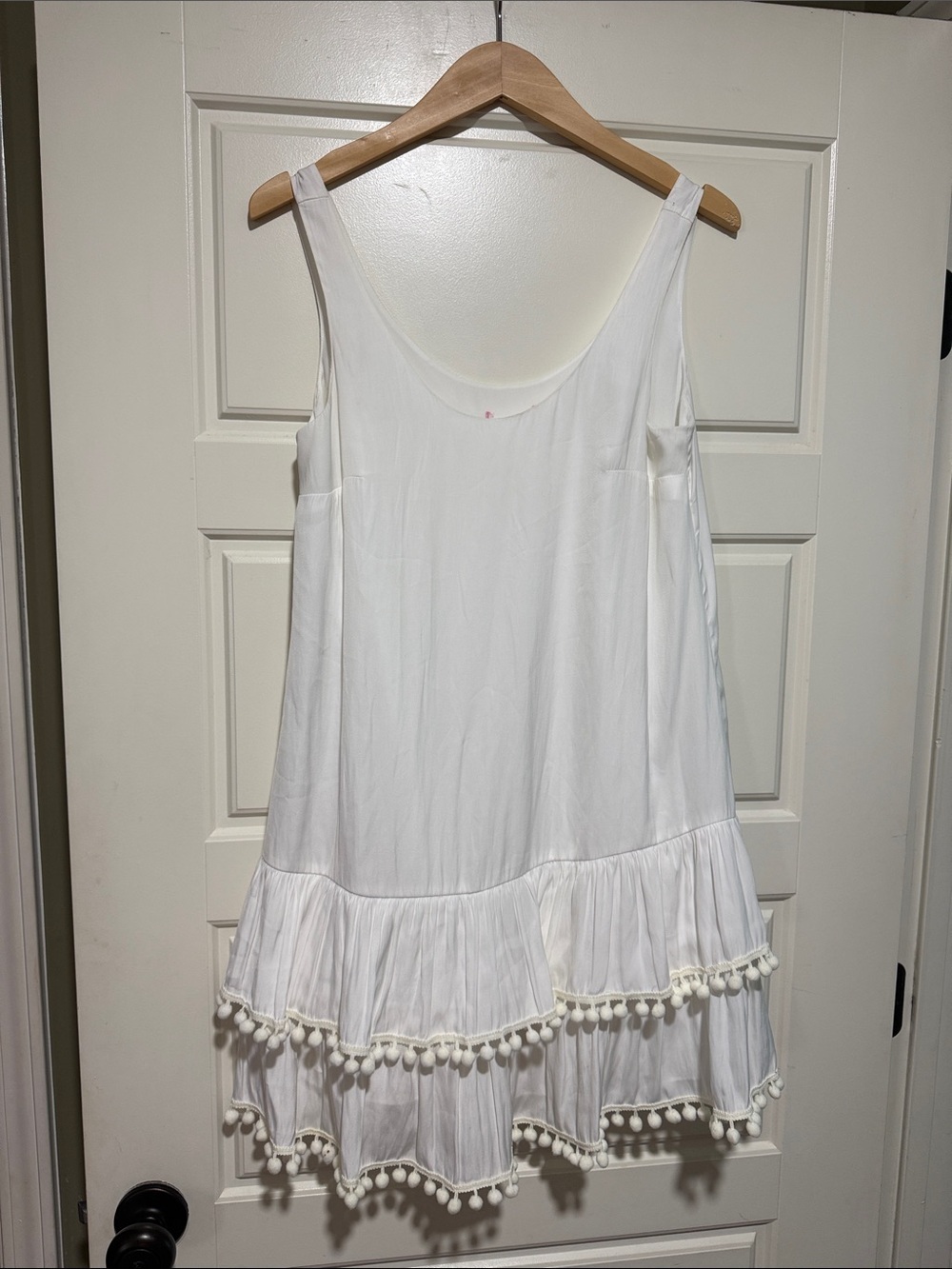 Lilly Pulitzer White Pom-Pom Natasha dress Trim Mini Dress small